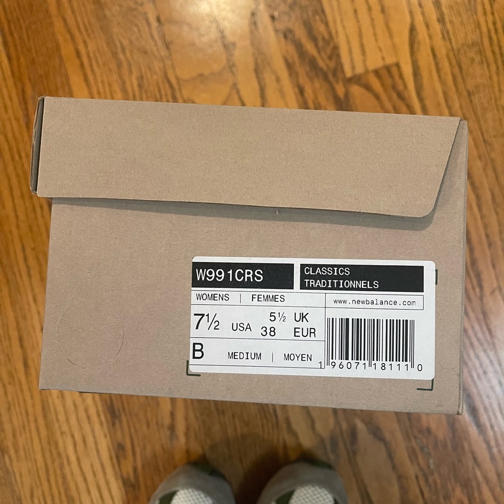 Aime Leon Dore x New Balance 991 MiUK Grey Low Top Sneakers - Picture 8 of 8